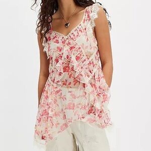 🆕FREE PEOPLE IVIE TUNIC/ IVORY COMBO